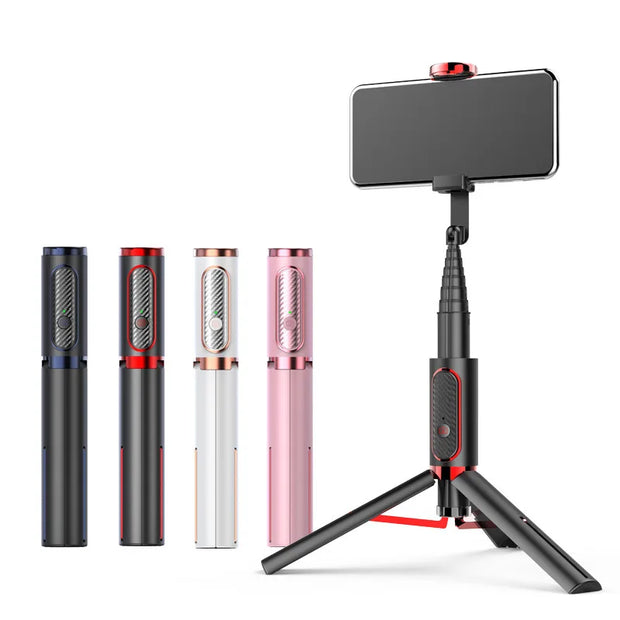 AB202 selfie stick Bluetooth selfie device charging tripod