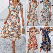 Women's dress, spring and summer casual vacation