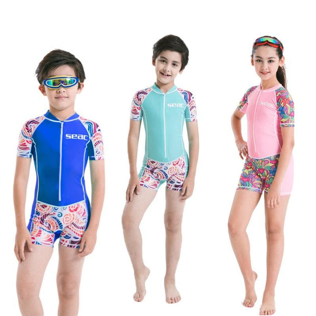 Kid Short-Sleeved 0.5mm Lycra Surf Clothing