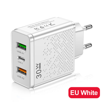 mobile phone charger with multiple ports,