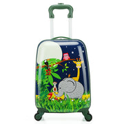 Letrend Cartoon Cute Animal Kids Rolling Luggage Set