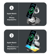 Three in one wireless charger magsafe magnet