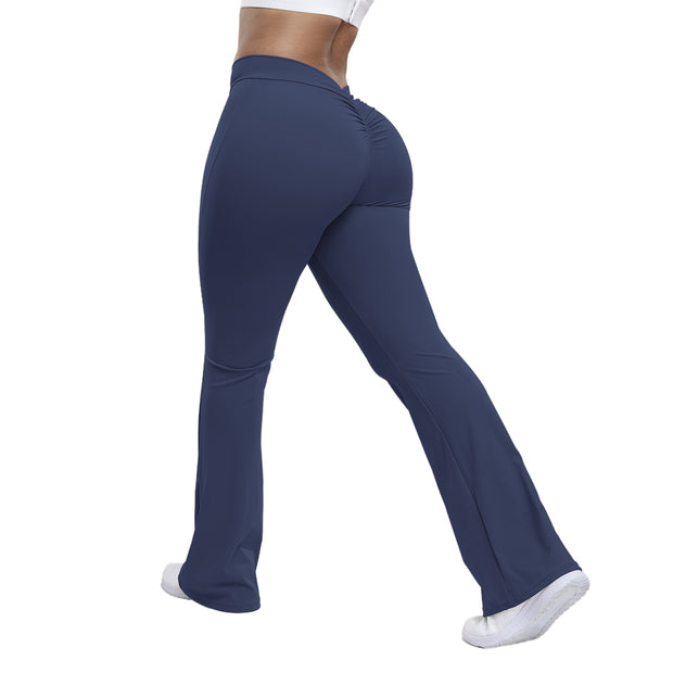Peach trumpet pants for women,