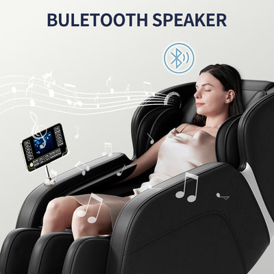 Full body deep tissue massage chair, foot massage,
