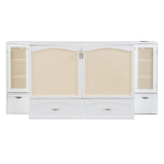 Large Murphy bed wall mounted bed with drawers