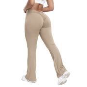 Peach trumpet pants for women,
