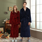 Women's double-sided thick couple bathrobe