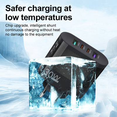 Mobile Phone Charger Multi Interface Travel Charging Head
