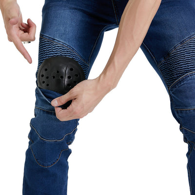 Motorcycle racing rider straight jeans