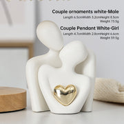Creative couple figure decoration Newlywed home decoration