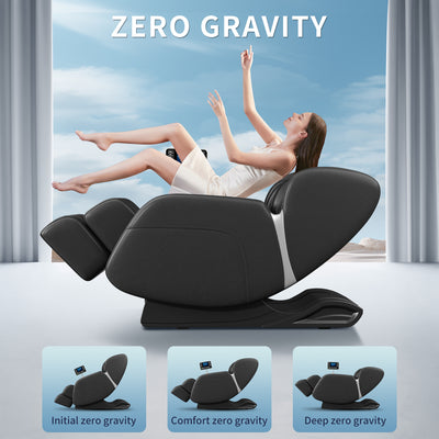 Full body deep tissue massage chair, foot massage,