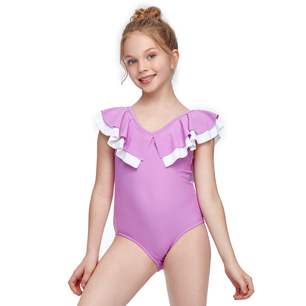 New One Piece Flash Girls Swimwear