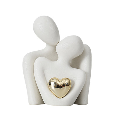 Creative couple figure decoration Newlywed home decoration