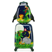 Letrend Cartoon Cute Animal Kids Rolling Luggage Set