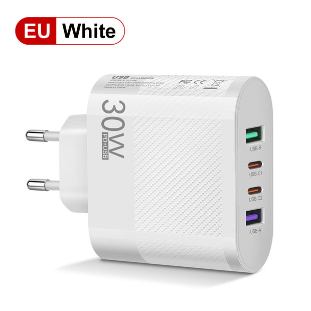 Mobile Phone Charger Multi Interface Travel Charging Head