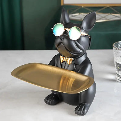 Home Room Decor Figurine Cool Bulldog