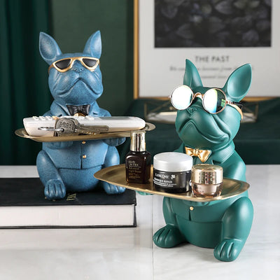 Home Room Decor Figurine Cool Bulldog