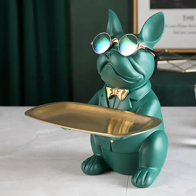 Home Room Decor Figurine Cool Bulldog
