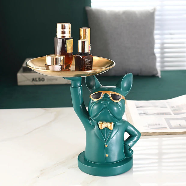 Home Room Decor Figurine Cool Bulldog