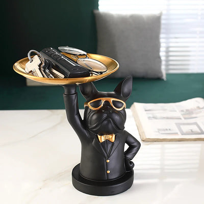 Home Room Decor Figurine Cool Bulldog