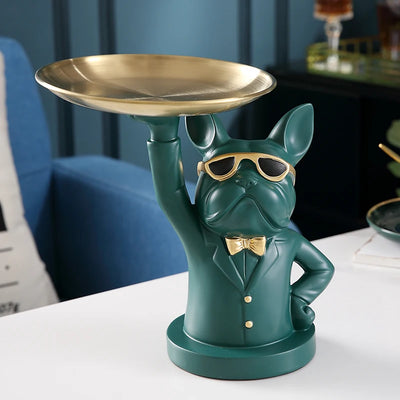 Home Room Decor Figurine Cool Bulldog