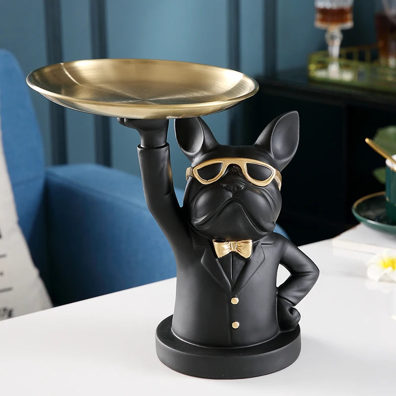 Home Room Decor Figurine Cool Bulldog